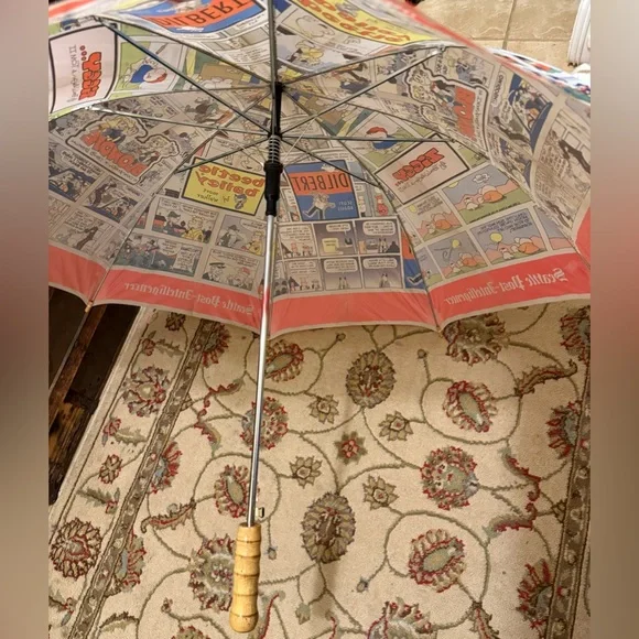 Seattle Post-Intelligencer Colorful Cartoons Umbrella - Picture 9 of 10